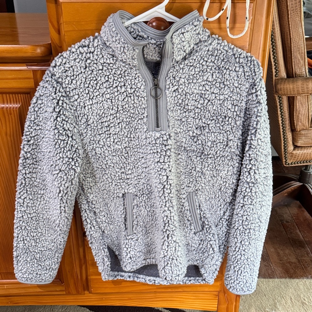 Women's Gray Sherpa Ski Jacket